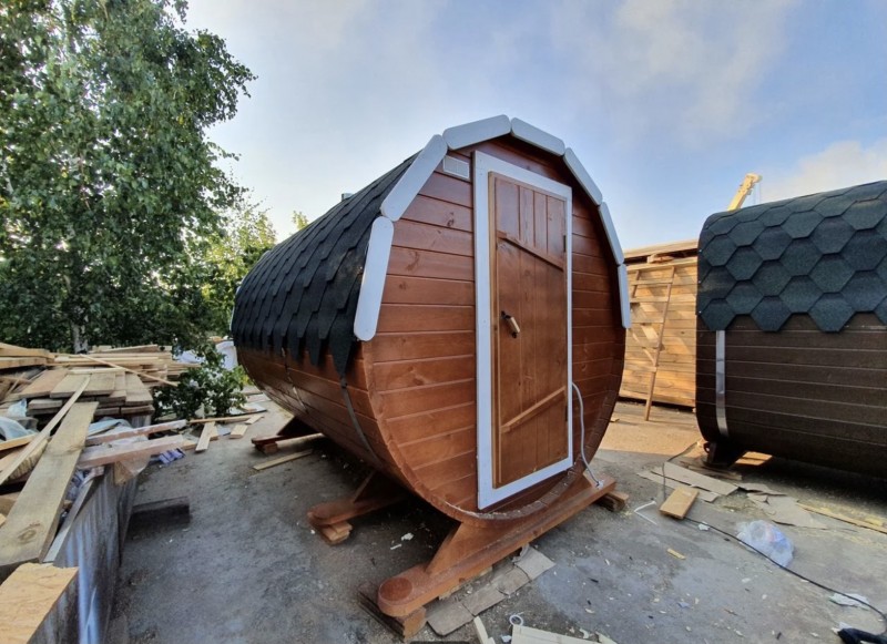 Что такое баня-бочка?